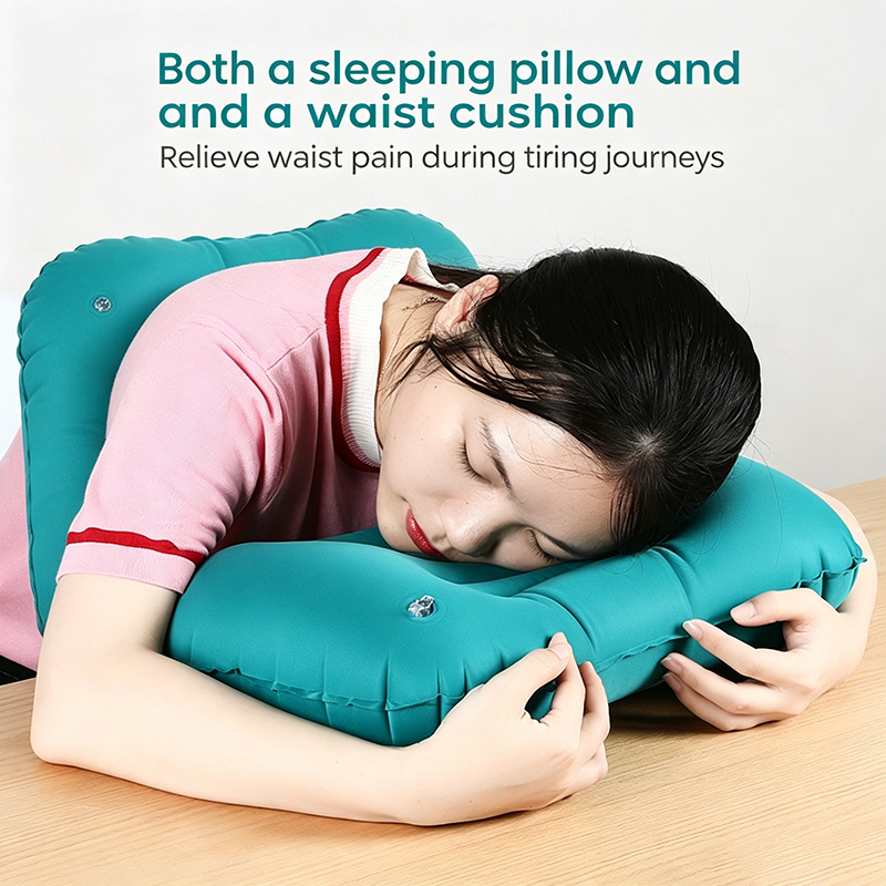 Home Office Ergonomics - Comfort Inflatable Backrest Cushion Soft Air