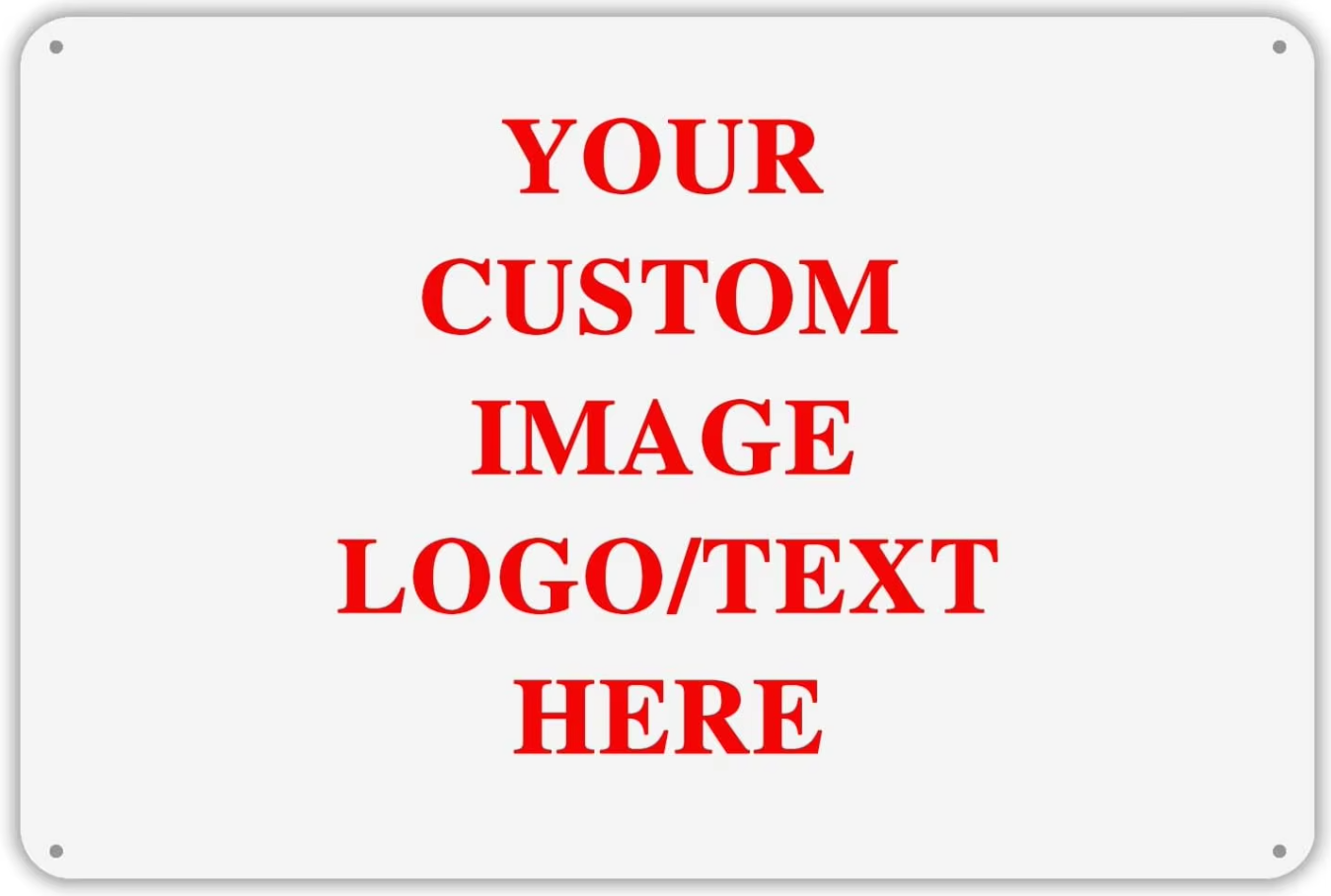 Home Office Image - Custom Sign Personalized Metal Sign Design