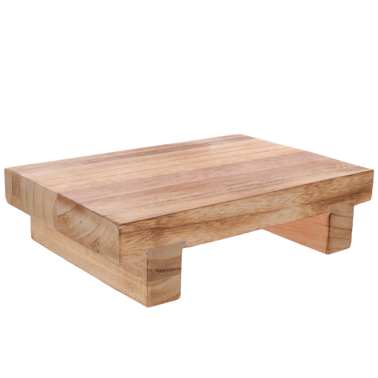Home Office Ergonomics - Small Wooden Footrest Stool Footstools for