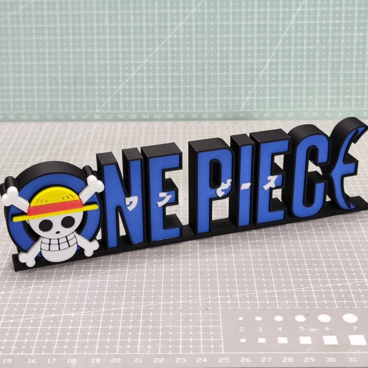 Home Office Romance Manga - 20cm One Piece Logo Figure 3D