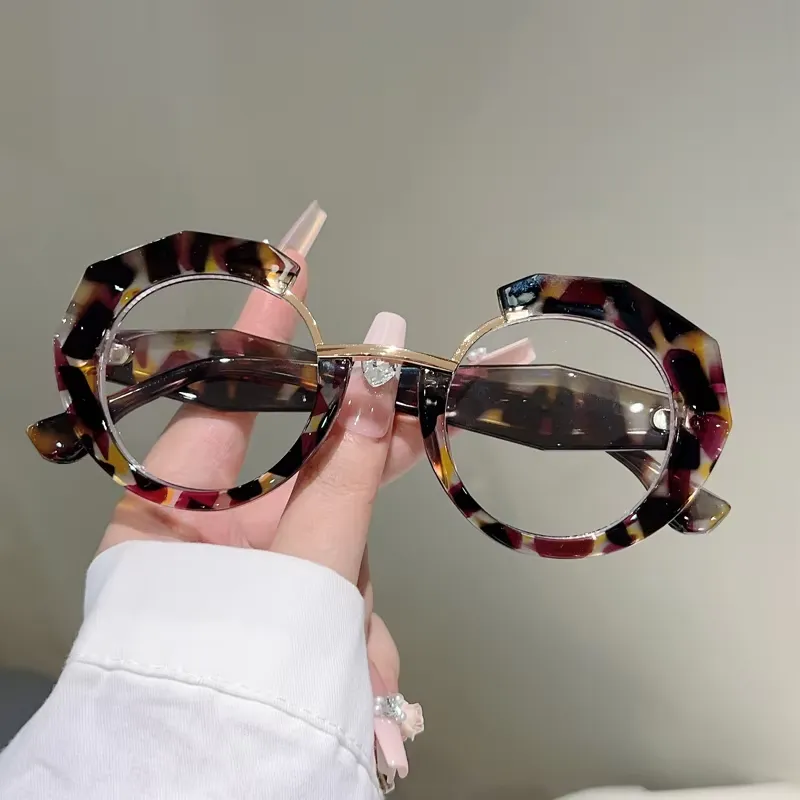 Blue Light Glasses - KAMMPT Oversized Irregular Glasses Women 2025