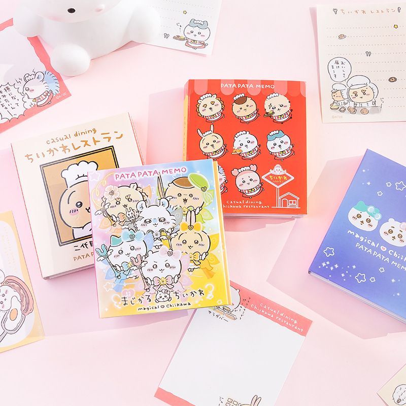 Sticky Note Dispenser - Lovely Kawaii Anime Cute Chiikawa Four