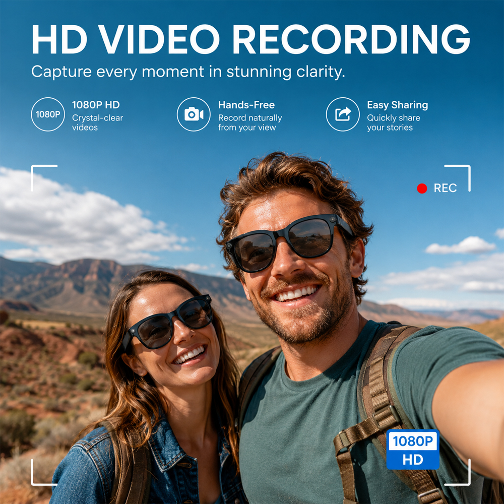 Smart Photochromic Glasses Blu - Home Office Headset reseña y precio