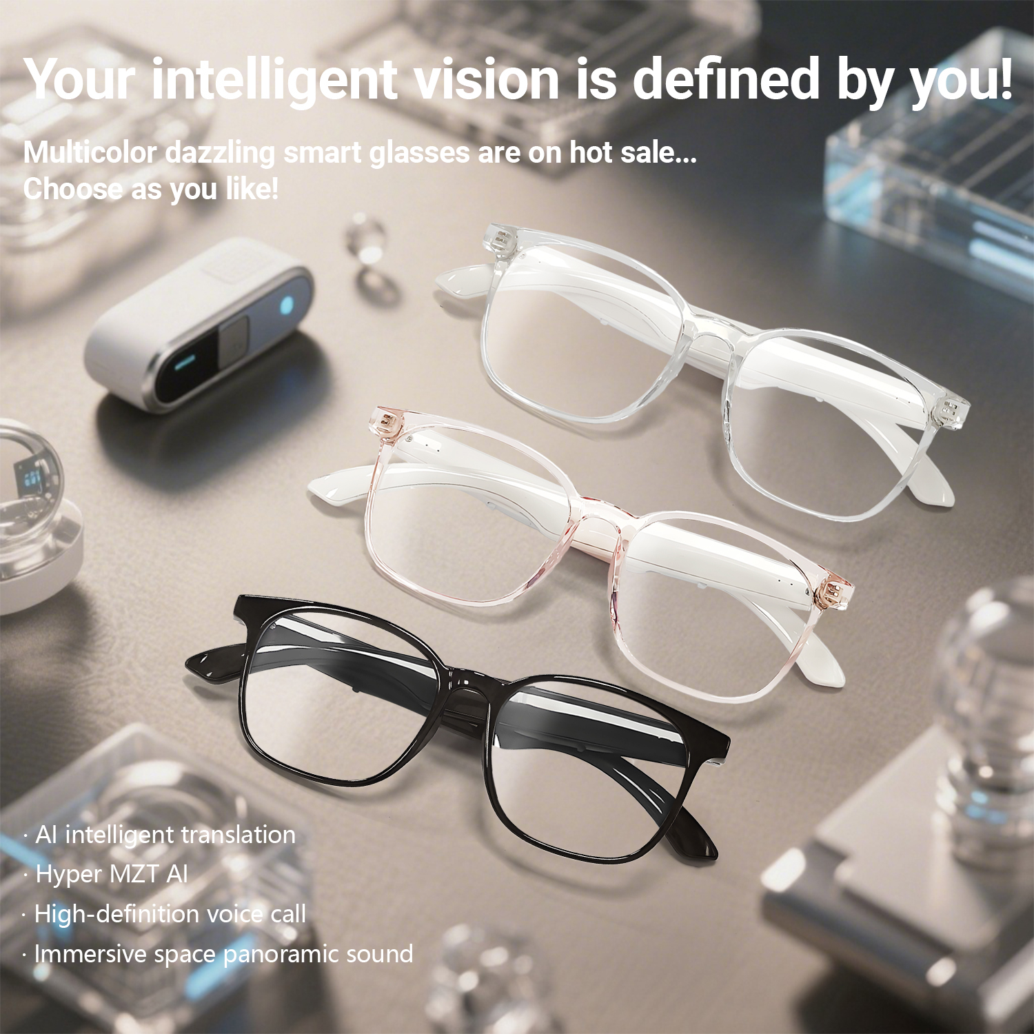 2025 AI Intelligent Language T - Blue Light Glasses reseña y precio