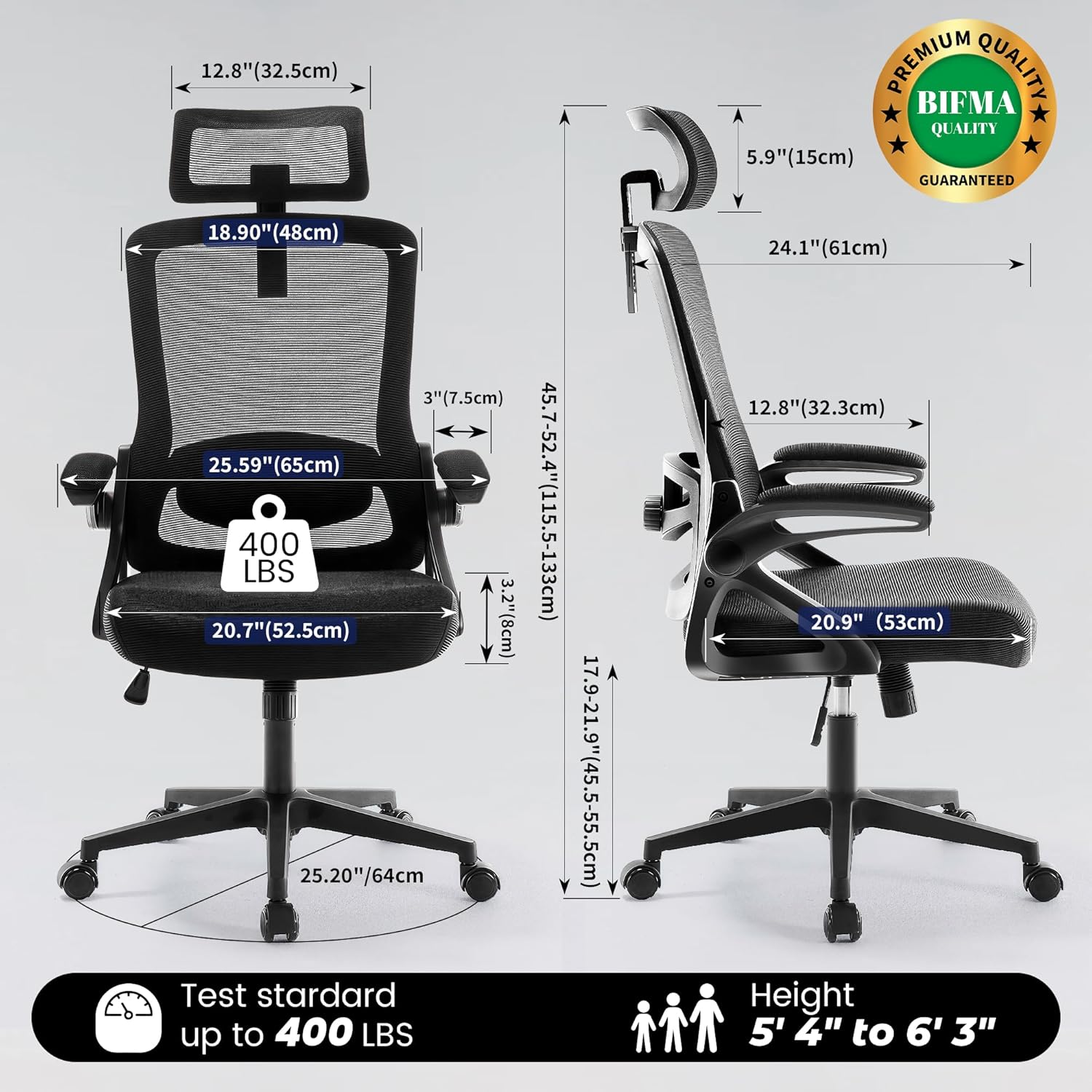 Ergonomic Office Chair 400 LBS - Home Office Image reseña y precio