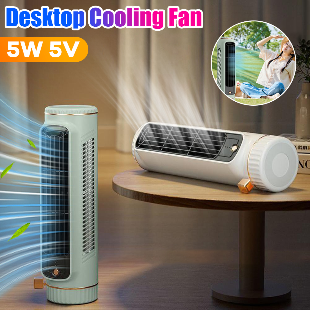 Household Desktop Tower Fan Po - Usb Desk Fan reseña y precio