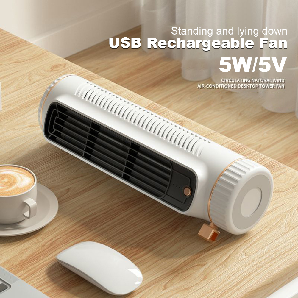 Household Desktop Tower Fan Po - Usb Desk Fan reseña y precio