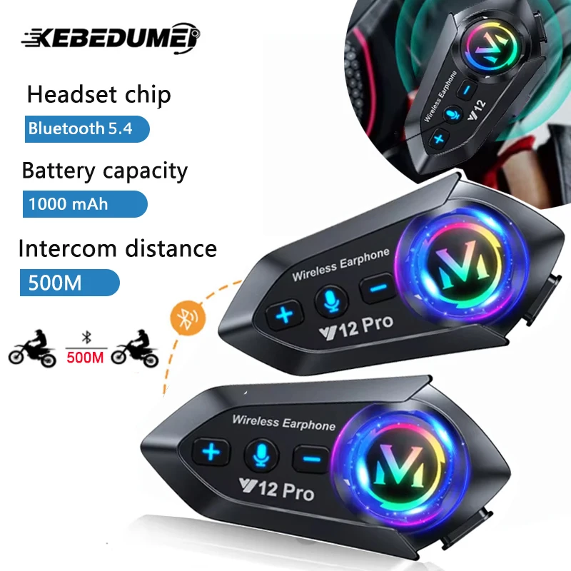 1/2X Bluetooth 5.4 Motorcycle  - Home Office Headset reseña y precio