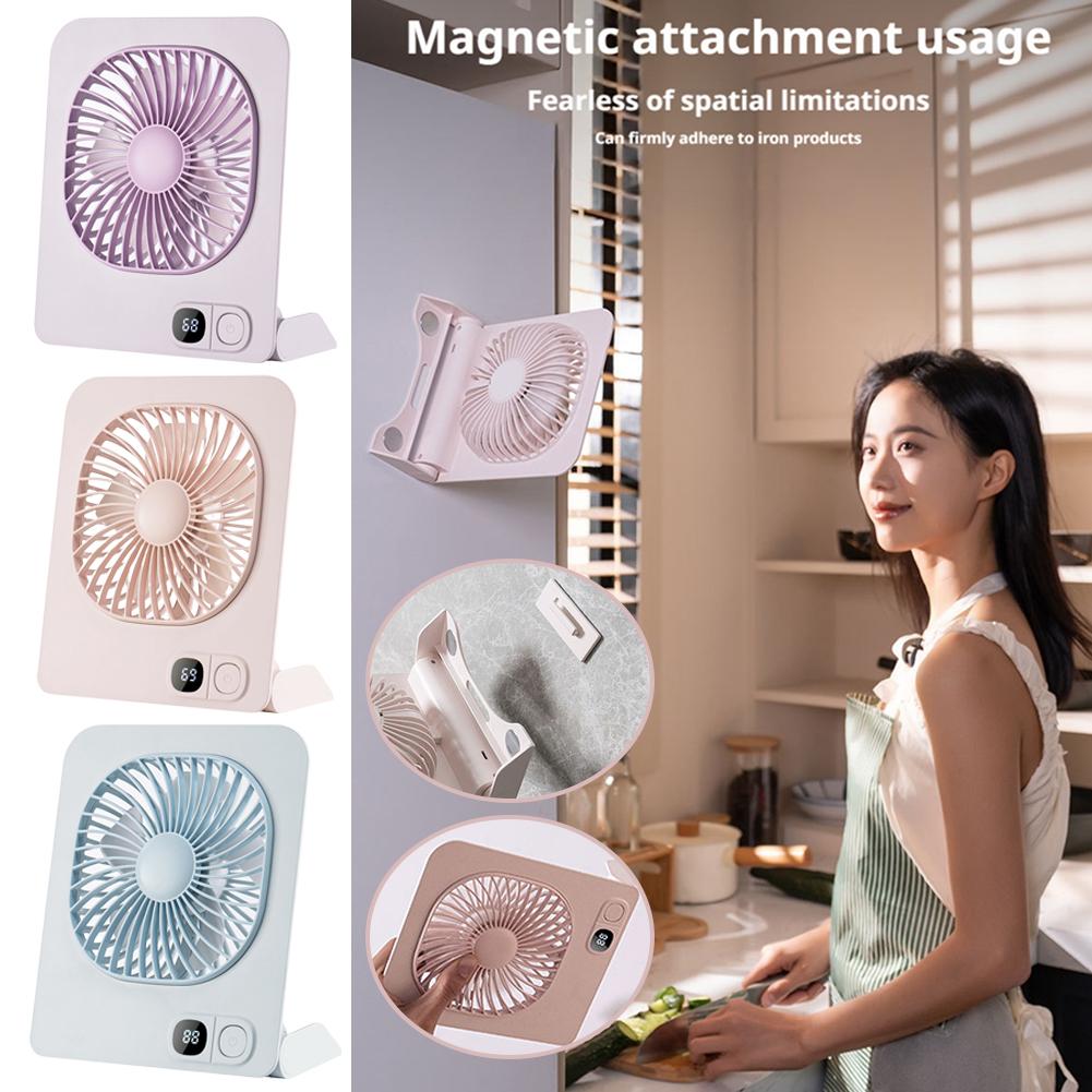 USB Rechargeable Magnetic Mini - Usb Desk Fan reseña y precio