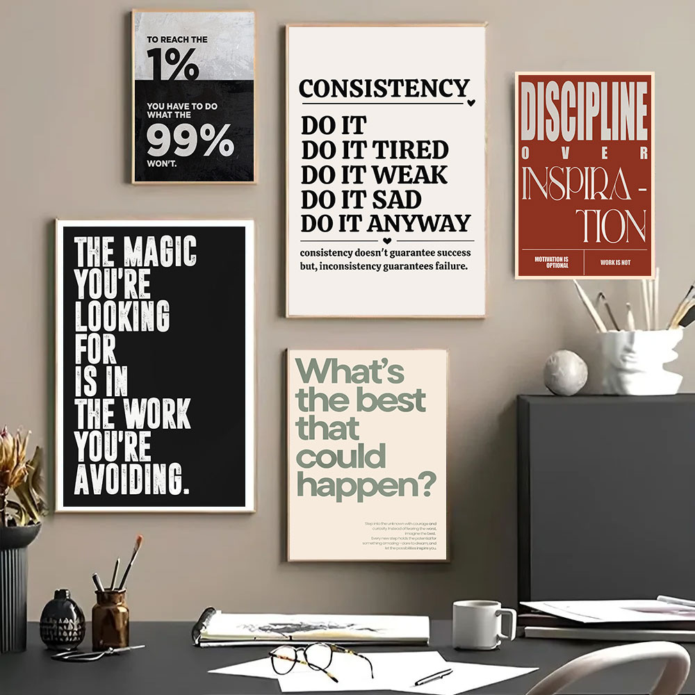 Minimalist Motivational Quotes - Home Office Image reseña y precio