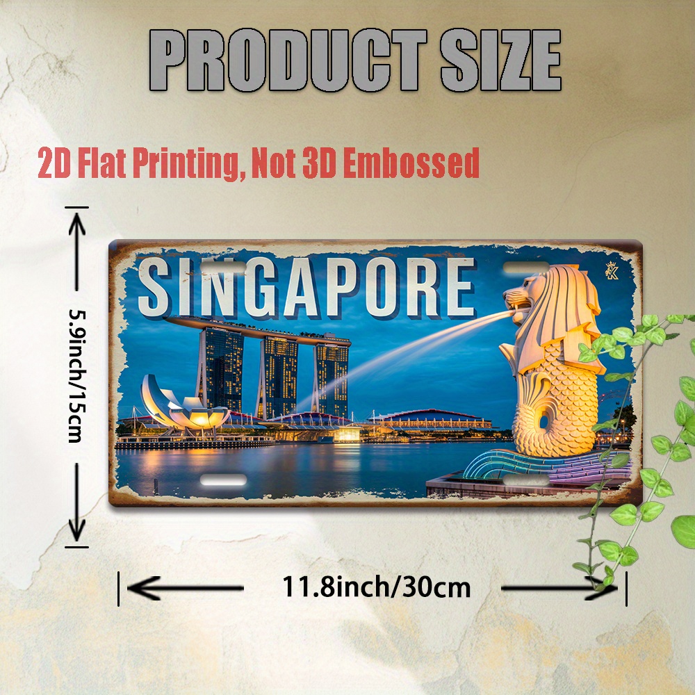 AL Sign - Vintage Durable Meta - Home Office Singapore reseña y precio