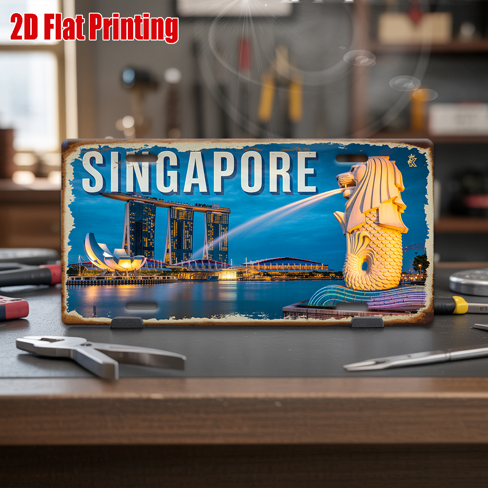 AL Sign - Vintage Durable Meta - Home Office Singapore reseña y precio