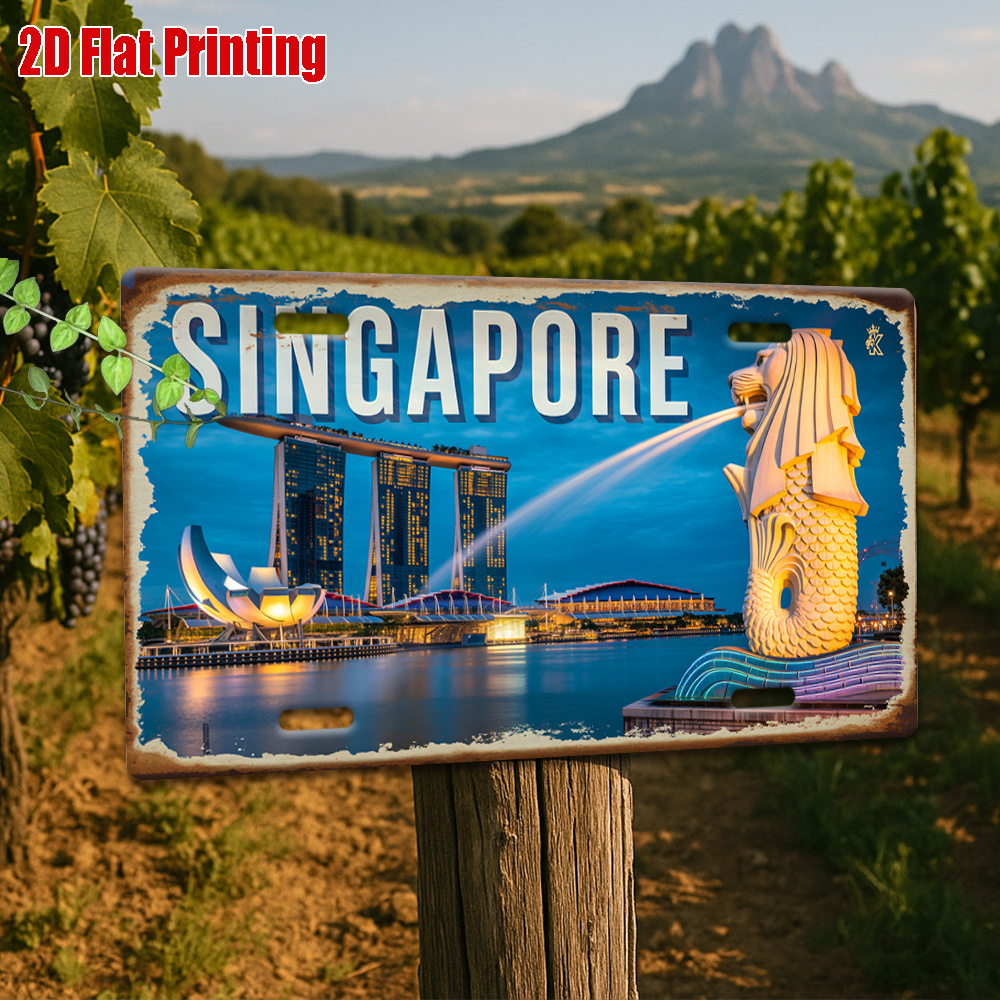 AL Sign - Vintage Durable Meta - Home Office Singapore reseña y precio