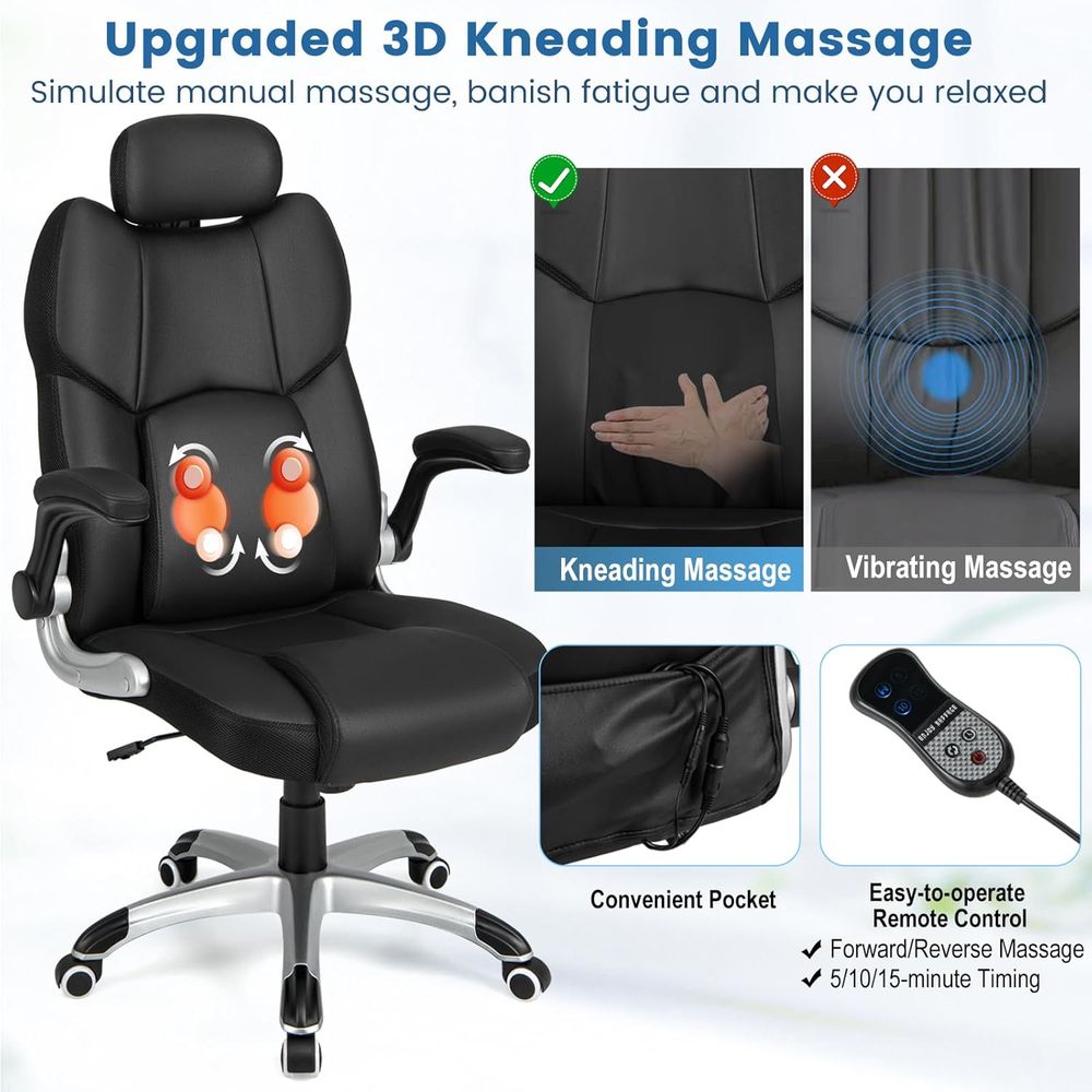Ergonomic Massage Office Chair - Home Office Ergonomics reseña y precio