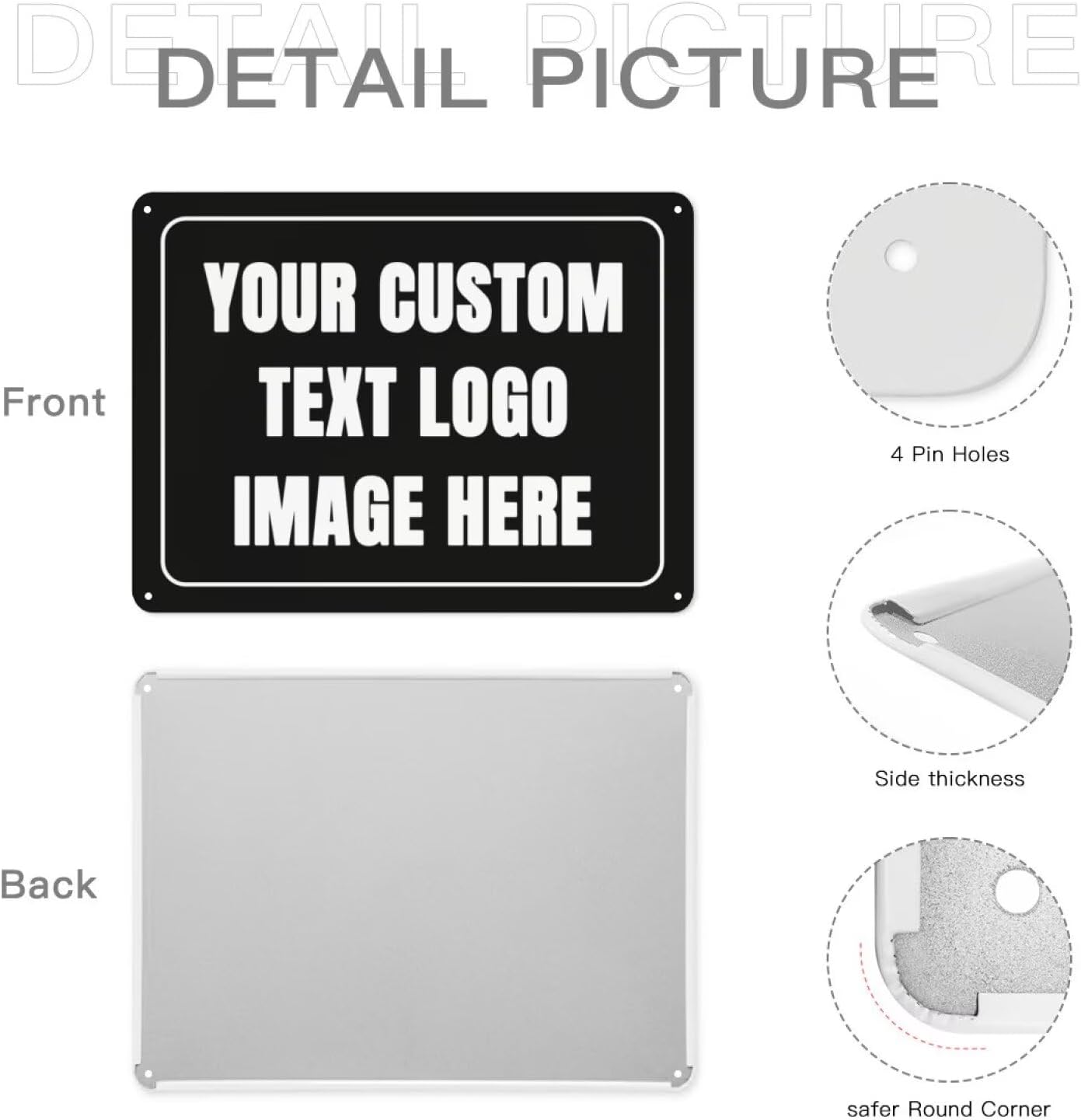 Custom Sign Personalized Metal - Home Office Image reseña y precio