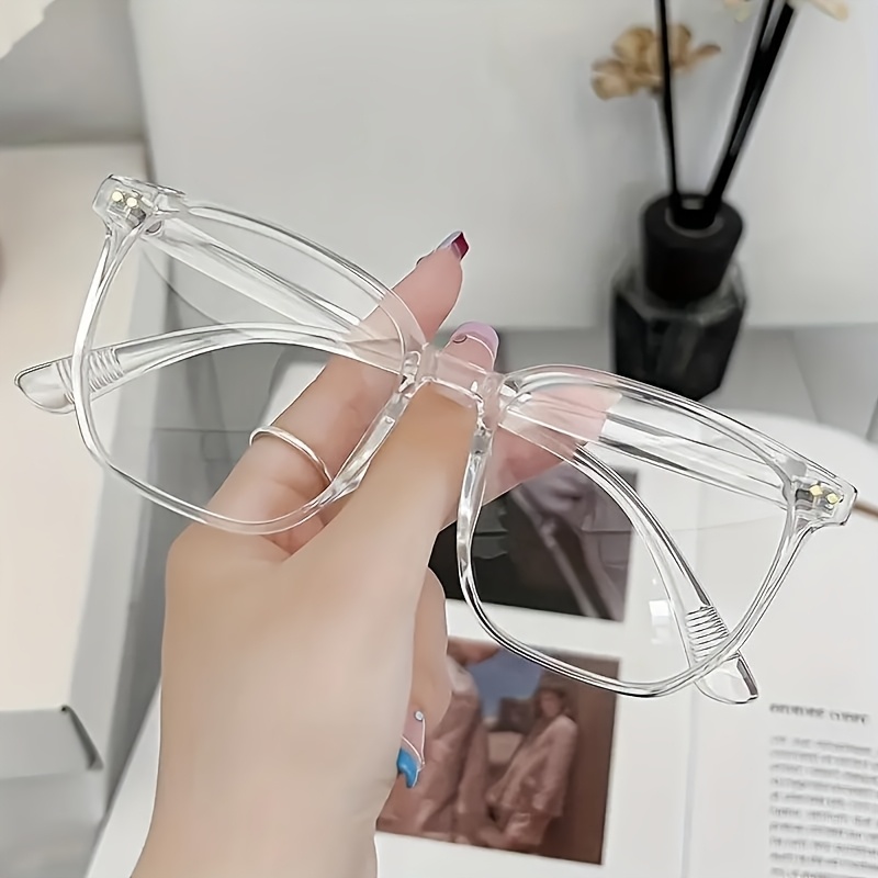 1 Pair of Unisex Oval Full-Fra - Blue Light Glasses reseña y precio