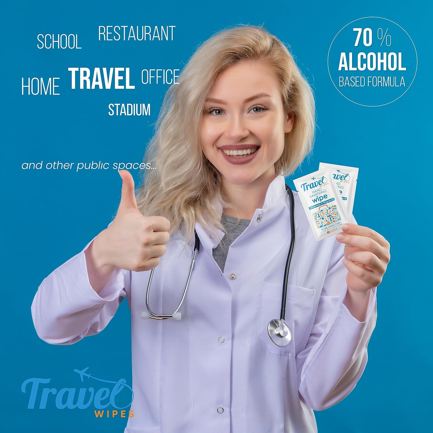 70% Alcohol Hand Wipes 30ct In - Home Office Image reseña y precio