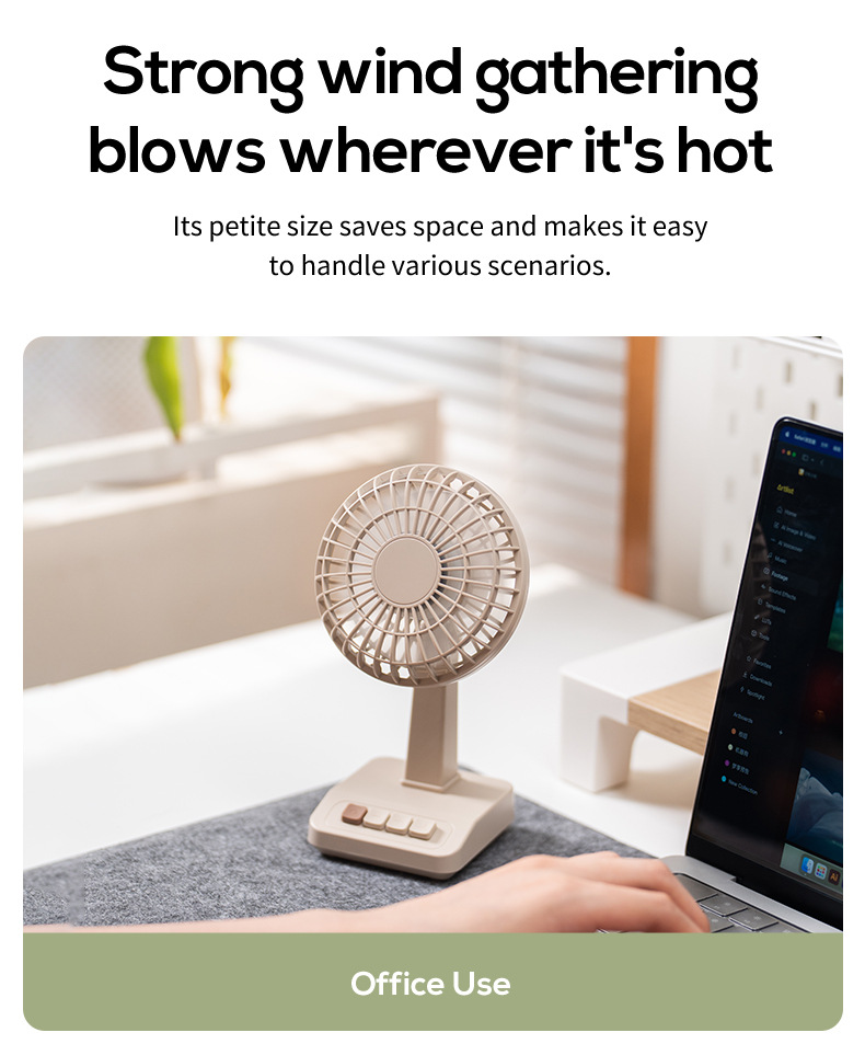 2026 New Retro Desktop Fan Por - Usb Desk Fan reseña y precio