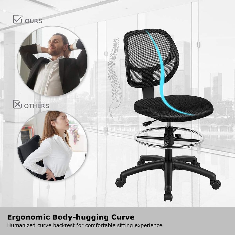 Ergonomic Black Mesh Swivel Of - Home Office Ergonomics reseña y precio