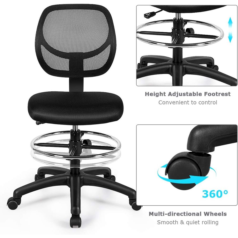 Ergonomic Black Mesh Swivel Of - Home Office Ergonomics reseña y precio