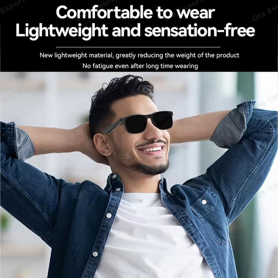 New Smart Glasses Bluetooth Ca - Home Office Headset reseña y precio