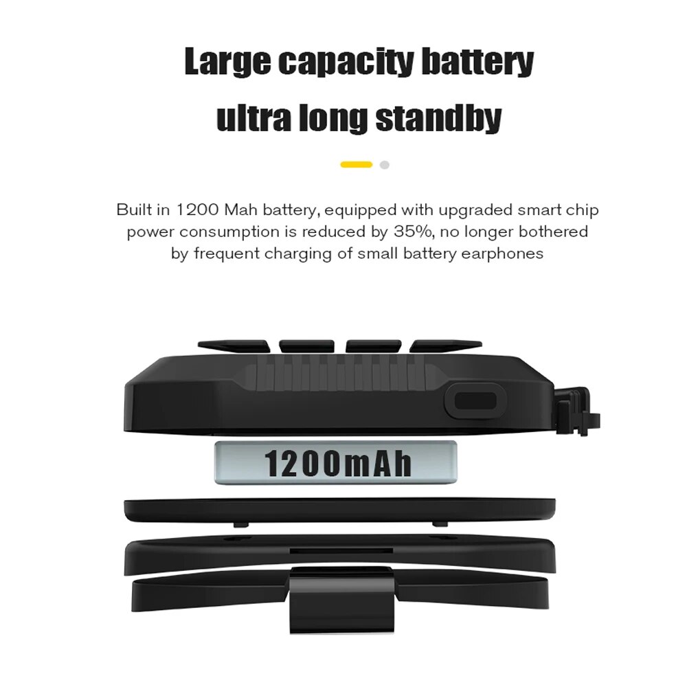 1200mAh Motorcycle Helmet Wire - Home Office Headset reseña y precio