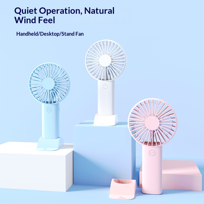 Mini Handheld Fan, 3 In 1 Port - Usb Desk Fan reseña y precio