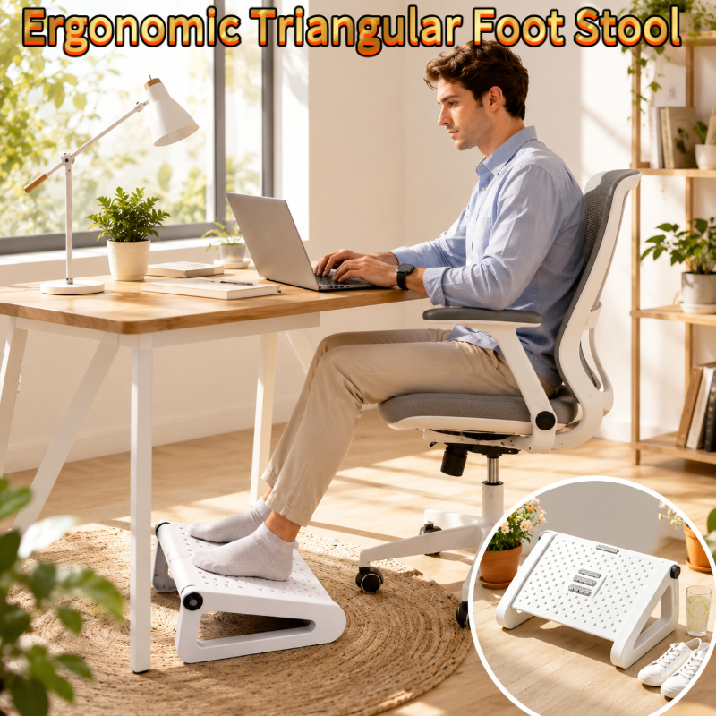 Adjustable White Triangle Ergo - Home Office Ergonomics reseña y precio