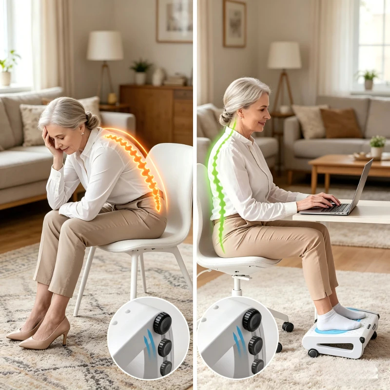 Adjustable Height Foot Rest St - Home Office Ergonomics reseña y precio