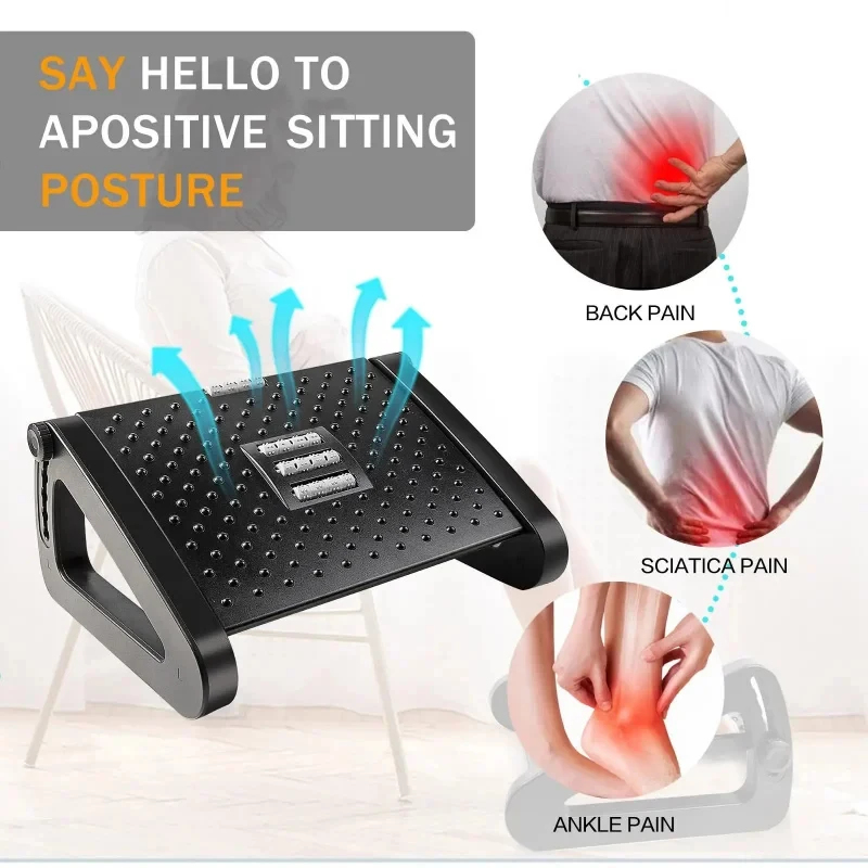 Adjustable Height Foot Rest St - Home Office Ergonomics reseña y precio
