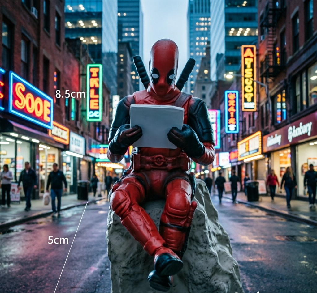 6 Desk Decoration Deadpool Car - Home Office Romance Manga reseña y precio