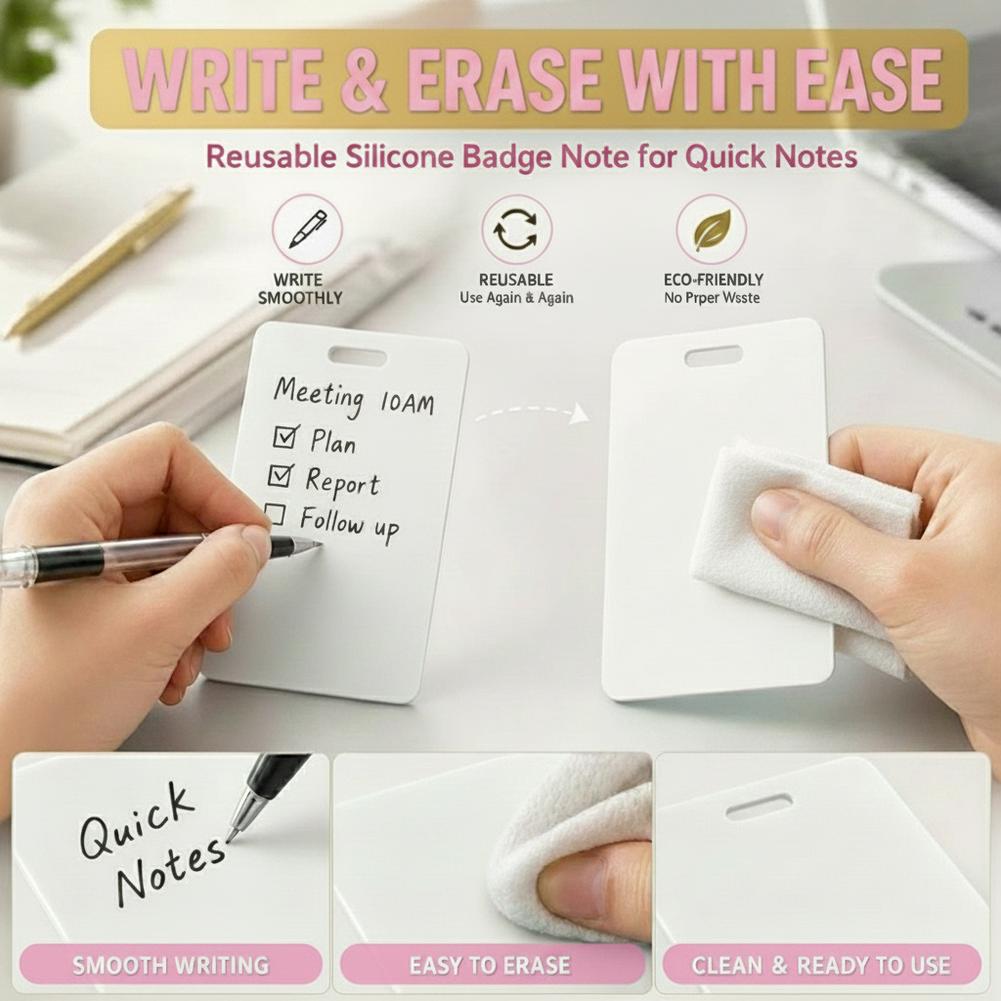 Creative Reusable Erasable Bad - Sticky Note Dispenser reseña y precio