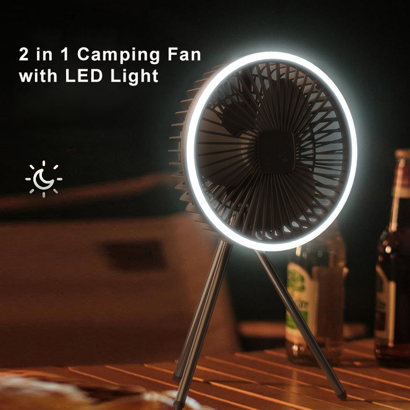 Portable Camping Fan 10000mAh  - Usb Desk Fan reseña y precio