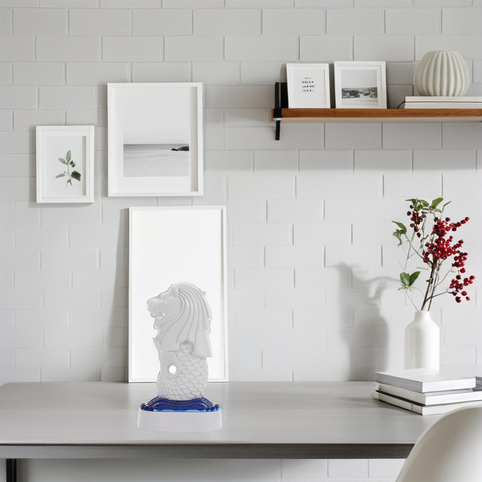 Singapore Merlion Tabletop Scu - Home Office Singapore reseña y precio