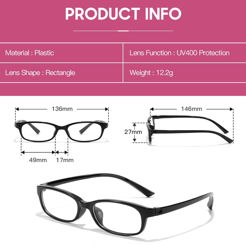 Office Siren Style Women's Sma - Blue Light Glasses reseña y precio
