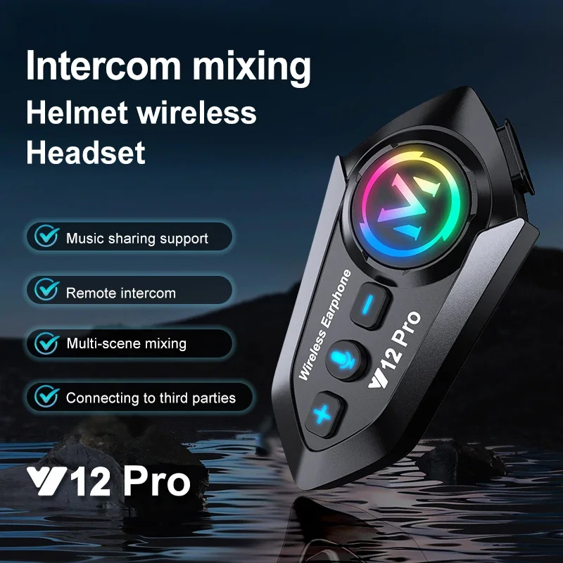 Y12 Pro Motorcycle Helmet Blue - Home Office Headset reseña y precio