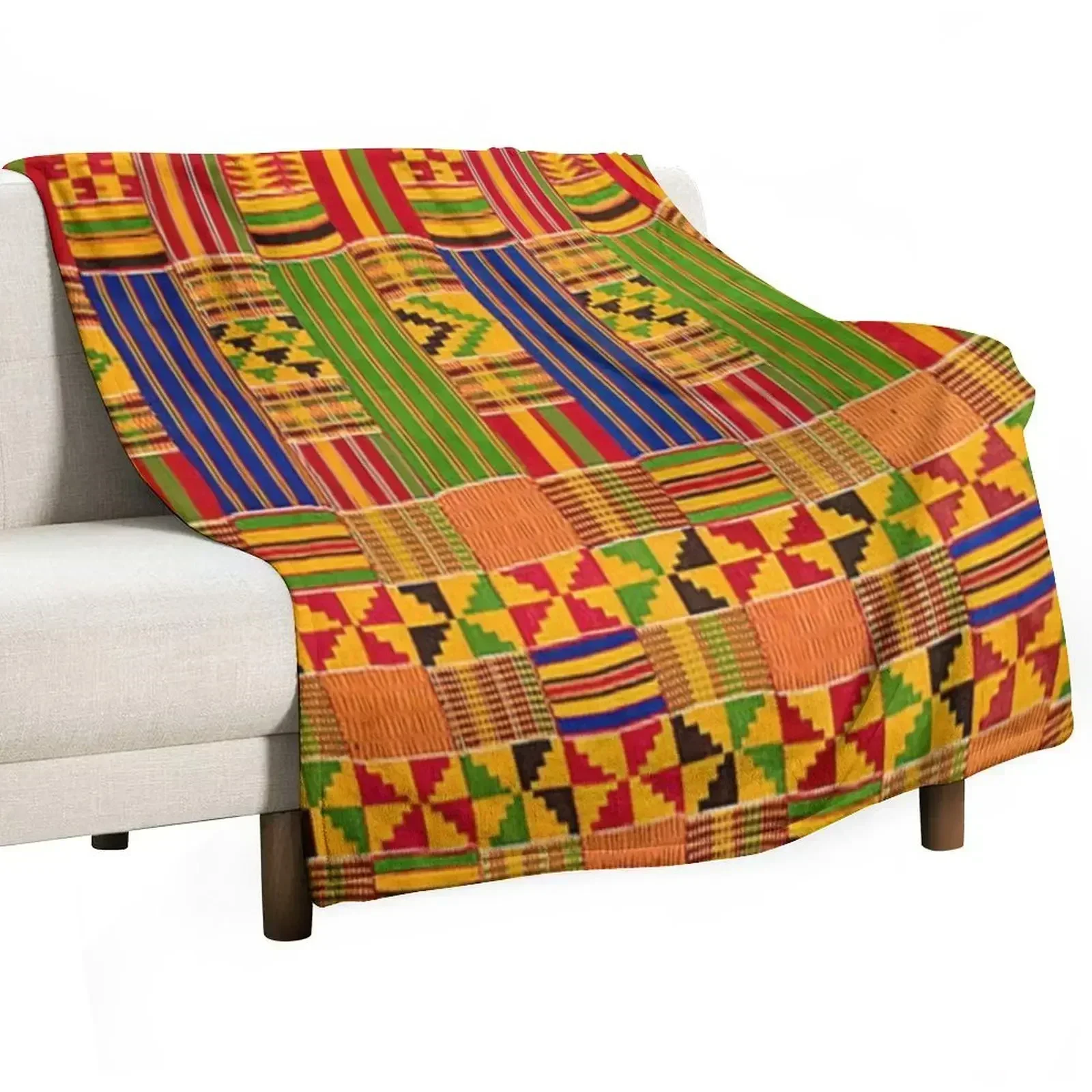 Kente Africa design Throw Blan - Home Office Kent reseña y precio