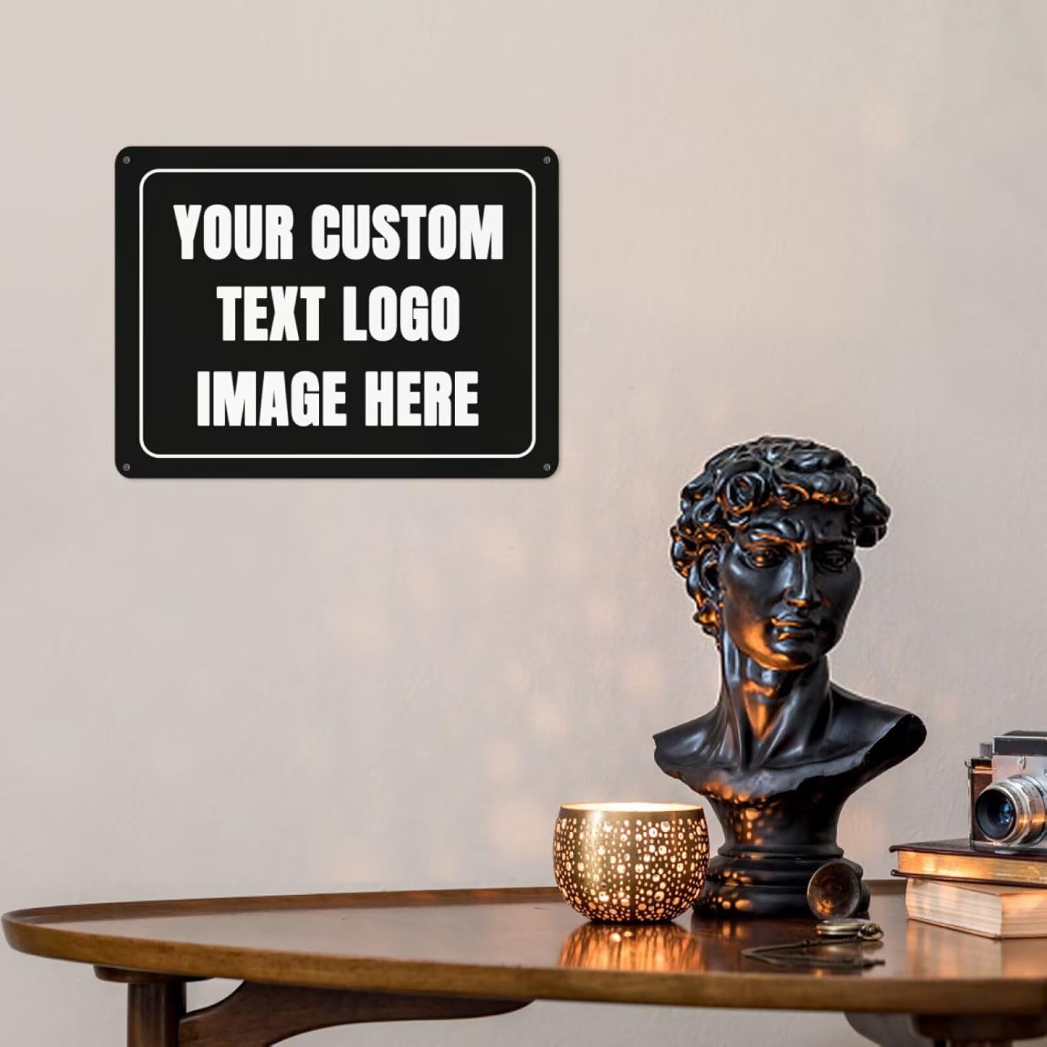 Custom Sign Personalized Metal - Home Office Image reseña y precio