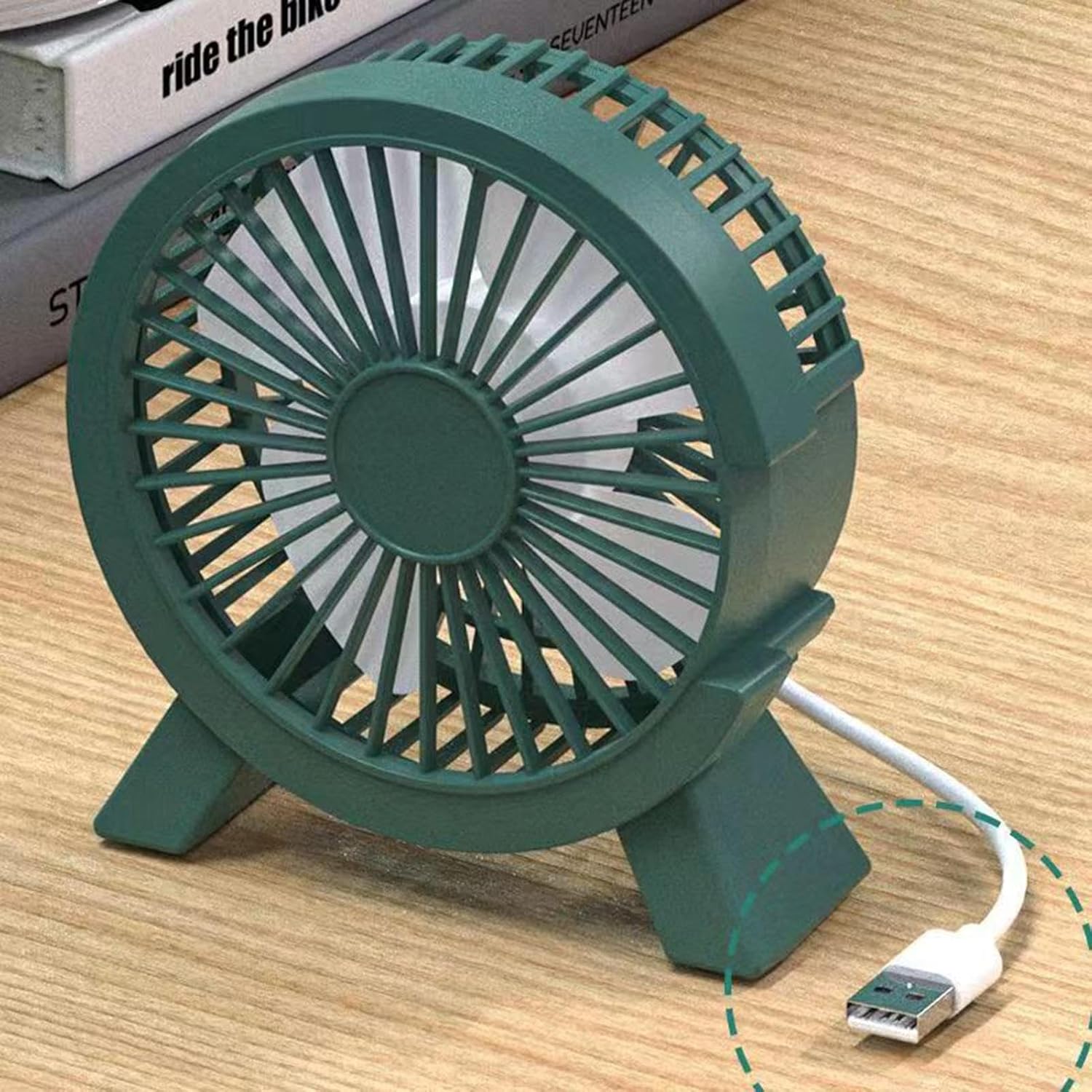 Mini USB Rechargeable Table Fa - Usb Desk Fan reseña y precio