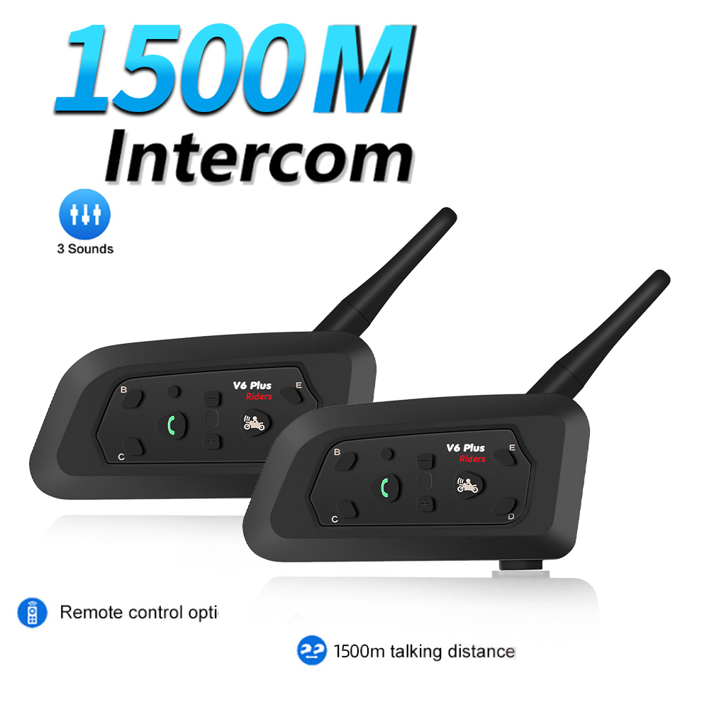 V6 Plus Motorcycle Helmet Inte - Home Office Headset reseña y precio