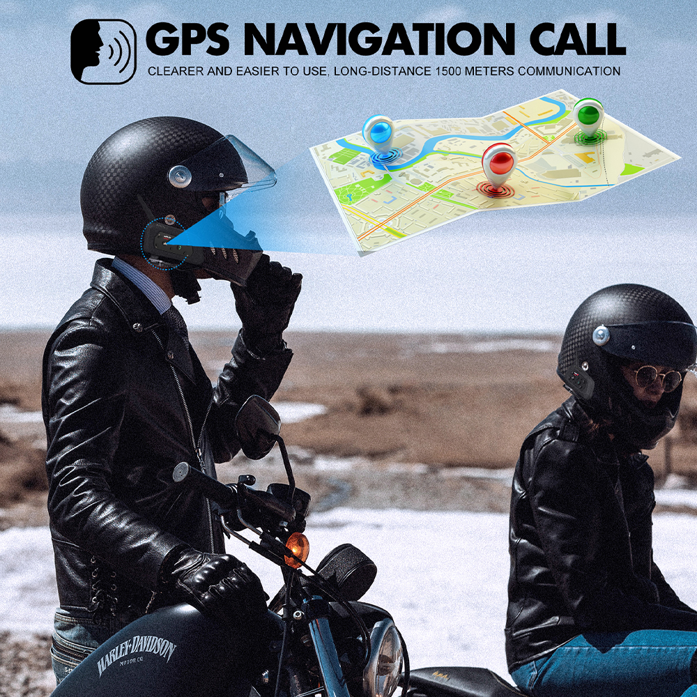 V6 Plus Motorcycle Helmet Inte - Home Office Headset reseña y precio