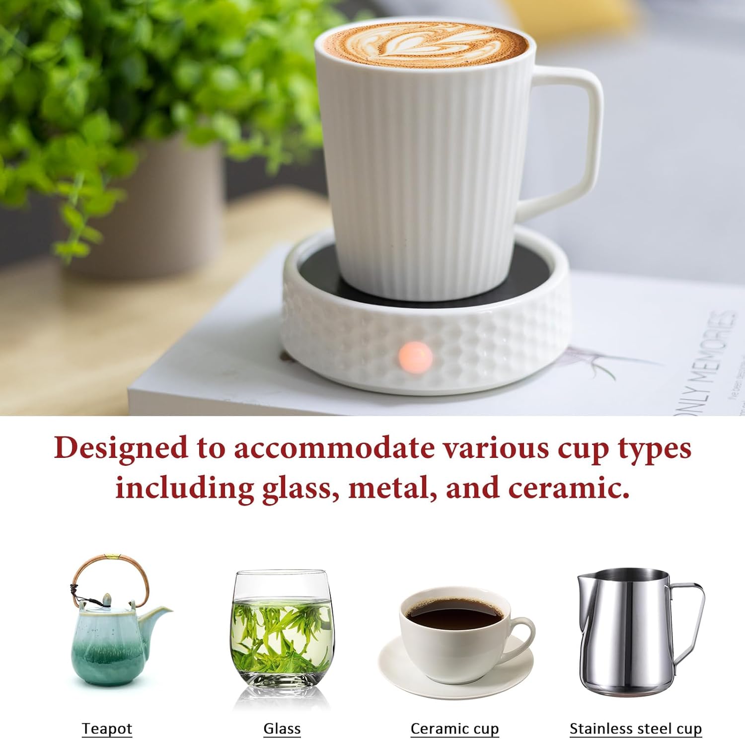Ceramic Candle Warmer Plate fo - Home Office Image reseña y precio