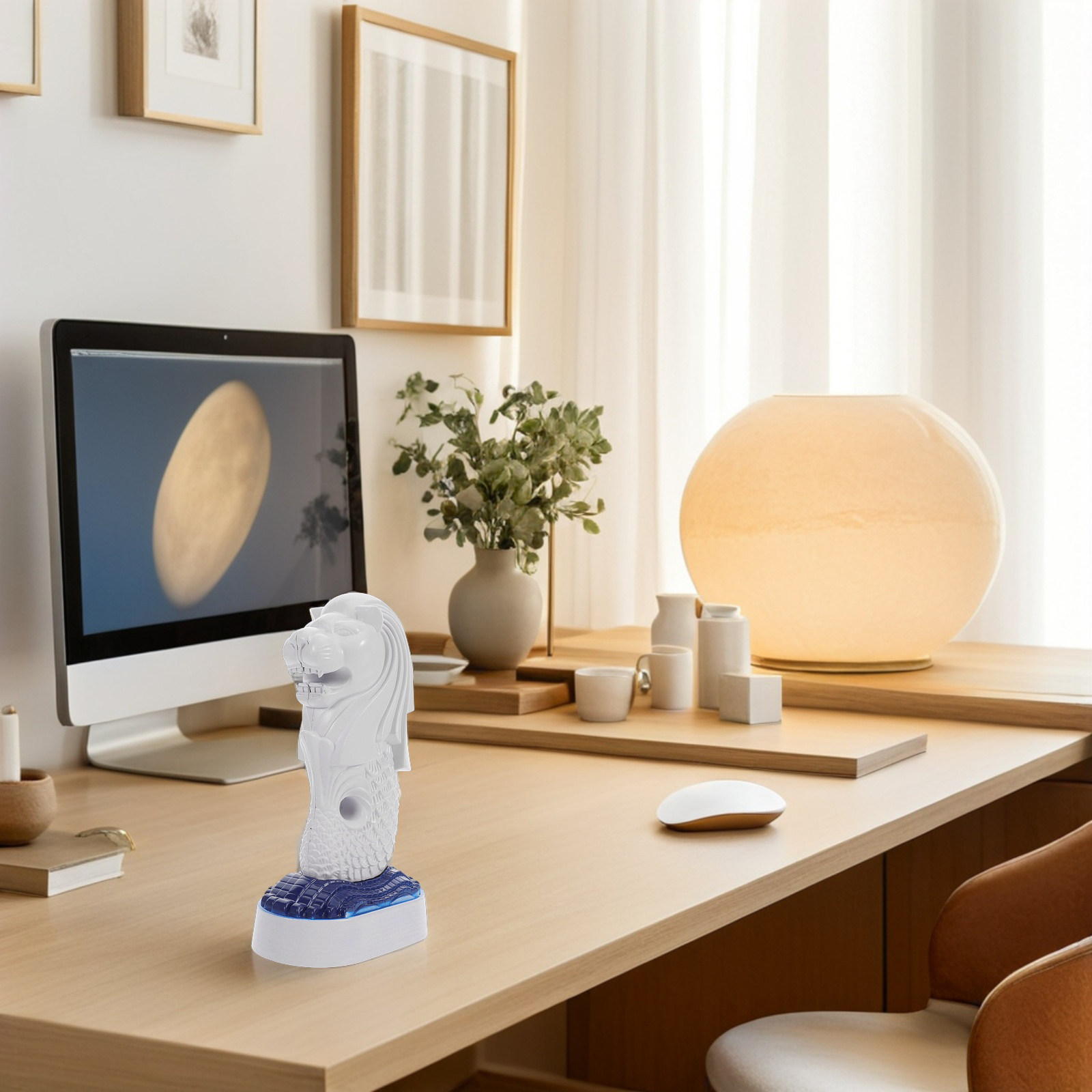 Singapore Merlion Tabletop Scu - Home Office Singapore reseña y precio