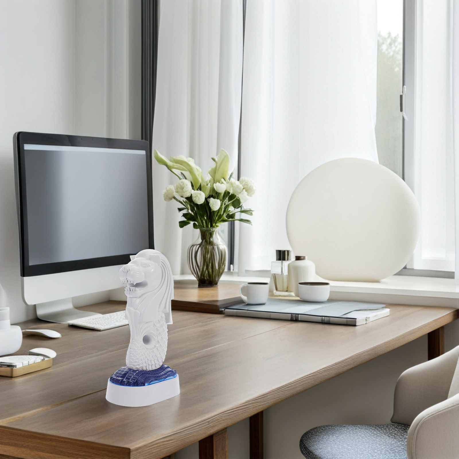 Singapore Merlion Tabletop Scu - Home Office Singapore reseña y precio