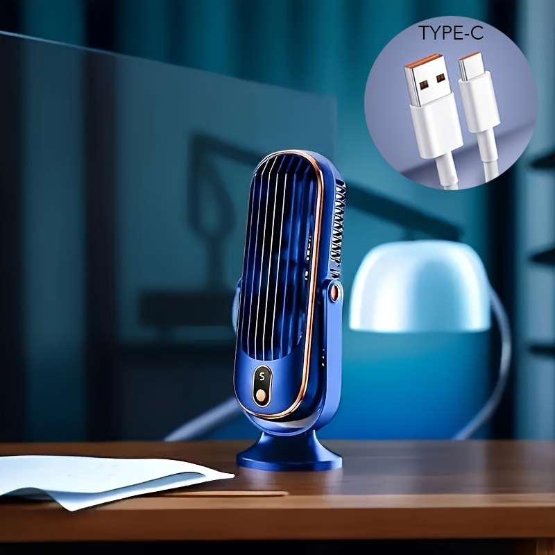 New Upgraded Large Battery Dua - Usb Desk Fan reseña y precio