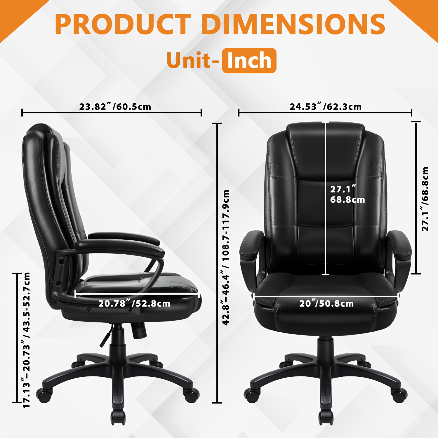 Home Office Desk Chair, 400LBS - Home Office Ergonomics reseña y precio