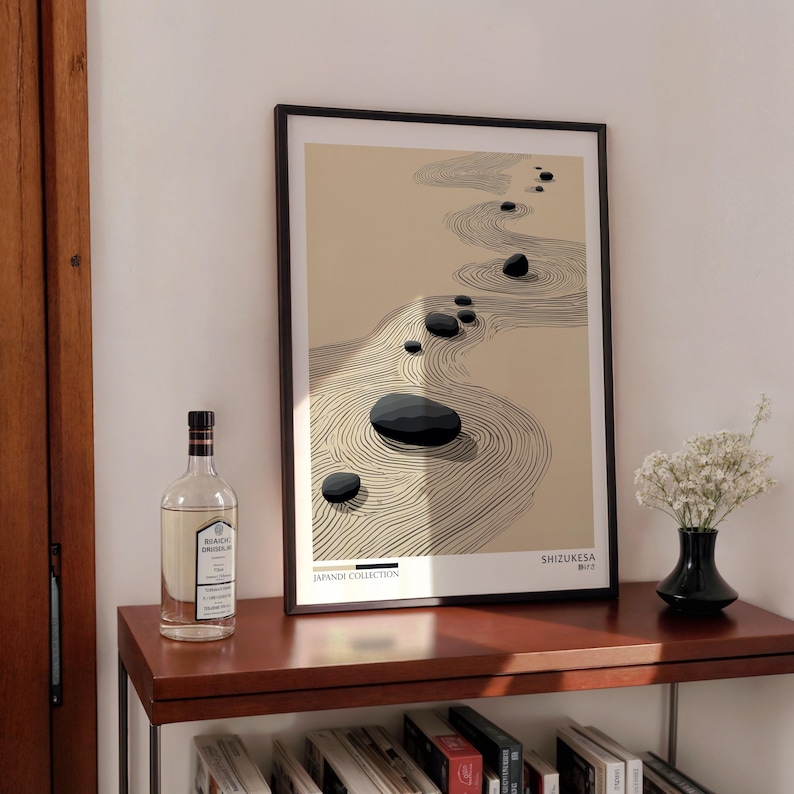 2pcs Japandi Zen Canvas Wall A - Home Office Image reseña y precio