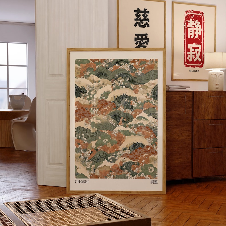 2pcs Japandi Zen Canvas Wall A - Home Office Image reseña y precio