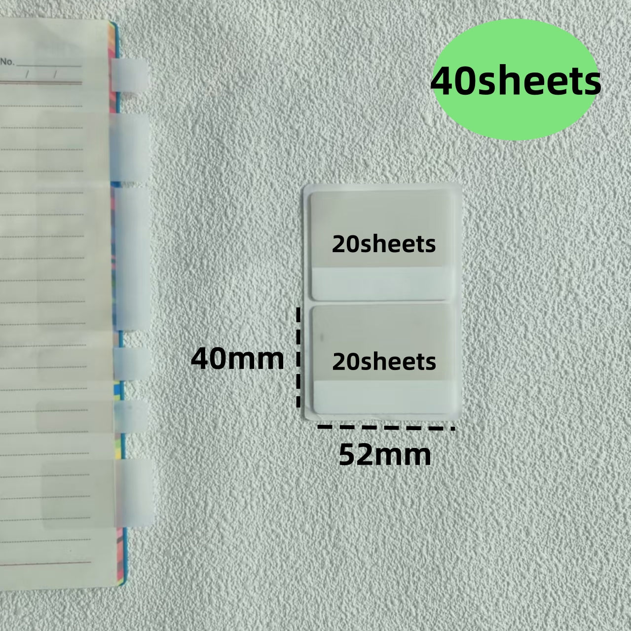 40/80/160 Sheets Transparent S - Sticky Note Dispenser reseña y precio