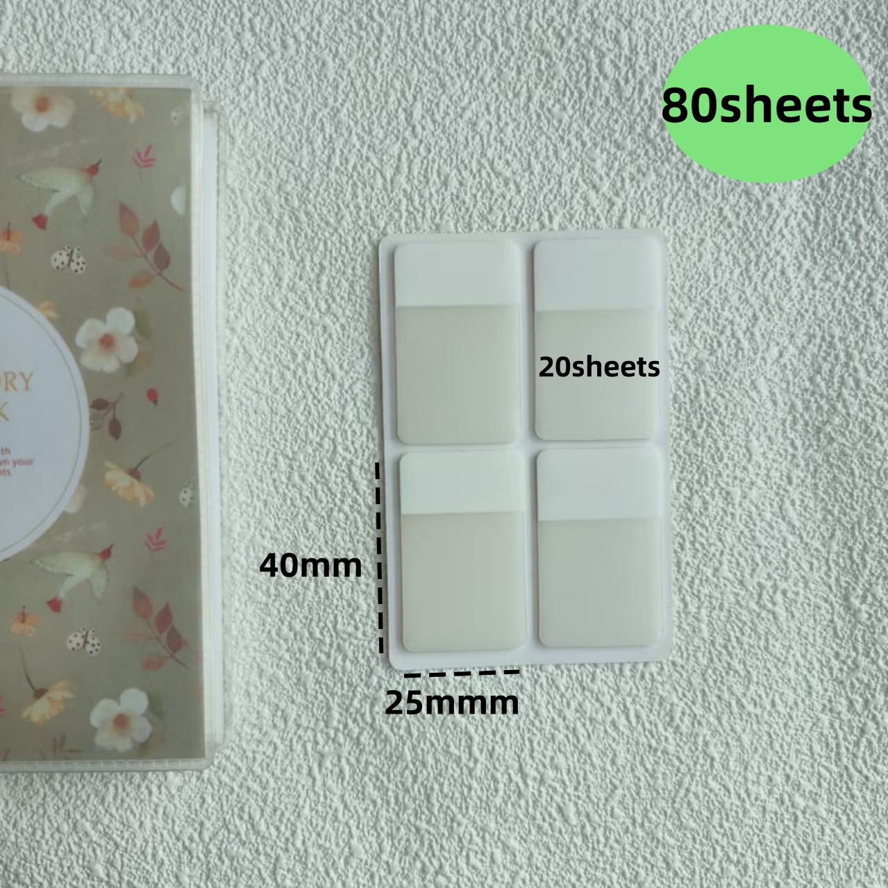 40/80/160 Sheets Transparent S - Sticky Note Dispenser reseña y precio